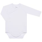 Body Envelope longo em suedine Branco - Tilly Baby