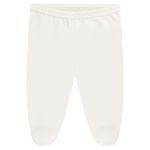 Calça (mijão) para bebê em suedine Marfim - Tilly Baby