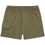 Shorts para bebê em sarja Verde Militar - Tilly Baby