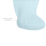 Macacão longo c/ zíper para bebê em soft Azul - Tilly Baby