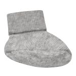 Pantufa para bebê em soft Mescla Escuro - Tilly Baby