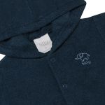 Casaco c/ capuz para bebê em soft Marinho - Tilly Baby