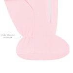 Pack 2 Macacões longos com zíper para bebê em suedine Rosa/Branco - Tilly Baby