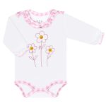 Body longo c/ Calça (mijão) para bebê em suedine Xadrez Rosa - Tilly Baby