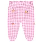 Body longo c/ Calça (mijão) para bebê em suedine Xadrez Rosa - Tilly Baby