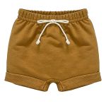 Body curto c/ Shorts para bebê em suedine Urso Praia - Tilly Baby