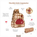 Mochila Kids Cogumelos - Masterbag Kids