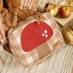 Mochila com rodinhas + Lancheira Térmica Kids Cogumelos - Masterbag Kids