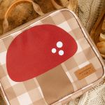 Mochila com rodinhas + Lancheira Térmica Kids Cogumelos - Masterbag Kids