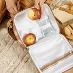 Mochila com rodinhas + Lancheira Térmica Kids Cogumelos - Masterbag Kids