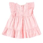 Vestido para bebê em tricoline Casinha - Tip Top