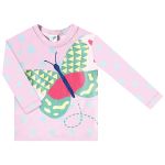 Conjunto de banho para bebê Floral: Camiseta Surfista + Biquini + Calcinha - Tip Top