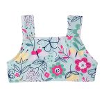Conjunto de banho para bebê Floral: Camiseta Surfista + Biquini + Calcinha - Tip Top