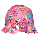 Conjunto de banho Safari Rosa: Camiseta Surfista + Boné + Calcinha - Tip Top