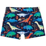 Conjunto de banho para bebê Dino Marinho: Chapéu Bucket + Shorts c/ proteção UV FPS +50 - Tip Top