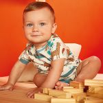 Body curto para bebê em suedine Bichinhos - Up Baby