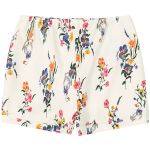 Short para bebê em suedine Flores Off White - Up Baby