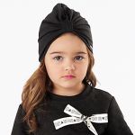 Turbante para bebê em malha Preto - Up Baby