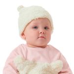 Gorro Orelhinha para bebê Marfim - Up Baby