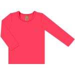 Camiseta Surfista c/ proteção UV FPS +50 Pink Flúor - Up Baby