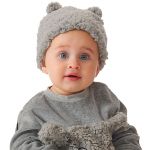 Gorro Orelhinha para bebê Cinza - Up Baby