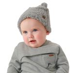 Gorro Orelhinha para bebê Cinza - Up Baby