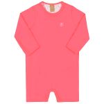 Macacão Beach para bebê c/ proteção UV FPS +50 Pink Flúor - Up Baby