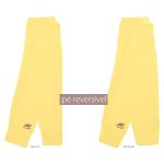 Calça (mijão) c/ pé reversível em suedine Amarelo Pintassilgo - Up Baby