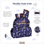 Mochila Maternidade Noah Avião - Masterbag