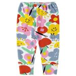 Calça (mijão) c/ pé reversível em suedine Floral Colors - Up Baby