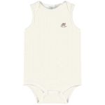 Body regata para bebê em suedine Natural Marfim - Up Baby