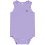 Body regata para bebê em suedine Lavanda - Up Baby