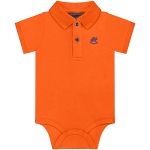 Body Polo para bebê em suedine Laranja - Up baby