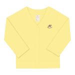 Casaco para bebê em suedine Amarelo - Up Baby