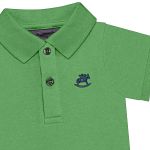 Body Polo para bebê em suedine Verde Kelly - Up baby