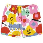 Short para bebê em suedine Floral Colors - Up Baby