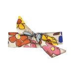 Macacão longo c/ Faixa de Cabelo para bebê em molecotton Floral - Up Baby