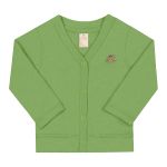 Casaco para bebê em suedine Verde - Up baby