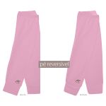 Calça (mijão) c/ pé reversível em suedine Rosa Médio - Up Baby