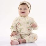 Macacão longo c/ zíper para bebê em suedine Casinha - Up Baby