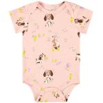 Body curto para bebê em suedine Cachorrinha Floral - Up Baby