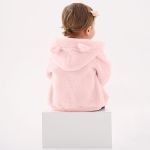 Casaco para bebê em peluciado Rosa - Up Baby