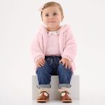 Casaco para bebê em peluciado Rosa - Up Baby
