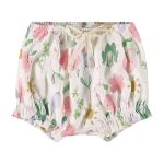 Body curto c/ Short para bebê em suedine Jardim Rosa - Up Baby