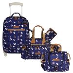 Mala com rodinhas + Bolsa Everyday + Frasqueira Térmica Emy Avião - Masterbag