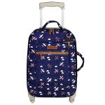 Mala com rodinhas + Bolsa Anne + Frasqueira Emy + Porta Carteira de Vacinação Avião - Masterbag