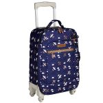 Mala com rodinhas + Bolsa Anne + Frasqueira Emy + Porta Carteira de Vacinação Avião - Masterbag