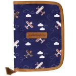 Mala com rodinhas + Bolsa Anne + Frasqueira Emy + Porta Carteira de Vacinação Avião - Masterbag