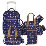 Mala com rodinhas + Bolsa Everyday + Bolsa Vicky + Porta Carteira de Vacinação Avião - Masterbag