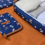 Mala com rodinhas + Bolsa Everyday + Bolsa Vicky + Porta Carteira de Vacinação Avião - Masterbag